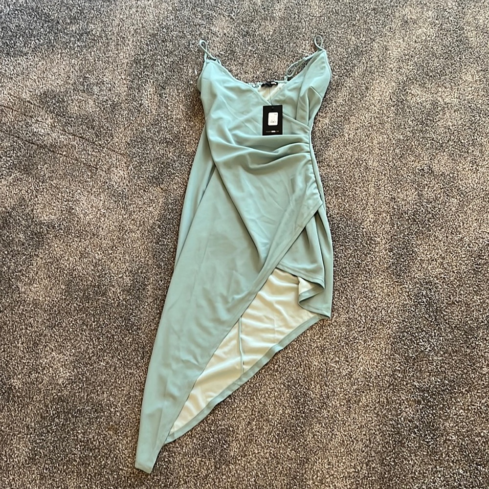 Mini slit dress